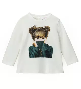 Лонгслив для маленькой девочки Original Marines (30-36 месяцев (Рост 92-98))