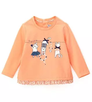 Лонгслив для маленькой девочки Original Marines (3-6 месяцев (Рост 62-68))