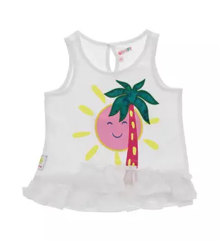 Майка для маленькой девочки Original Marines (3-6 месяцев (Рост 62-68))