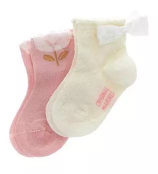 Носки, 2 пары для маленькой девочки