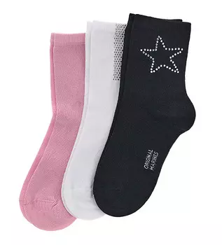 Носки, 3 пары для девочки