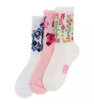 Носки, 3 пары для девочки Original Marines (28/30)