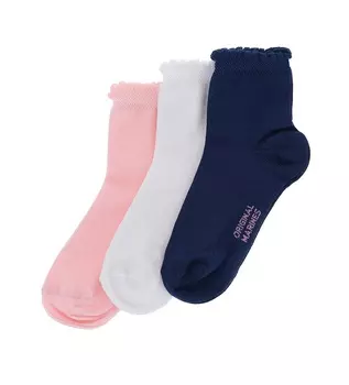 Носки, 3 пары для девочки Original Marines (34/36)