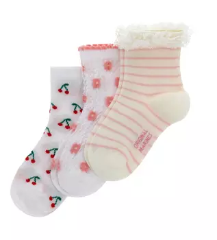 Носки, 3 пары для маленькой девочки