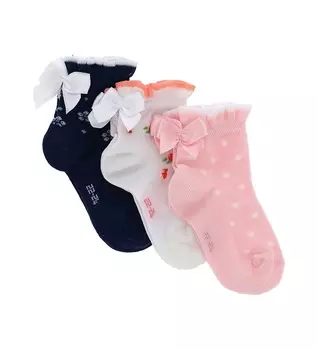 Носки, 3 пары для маленькой девочки Original Marines (19/21)