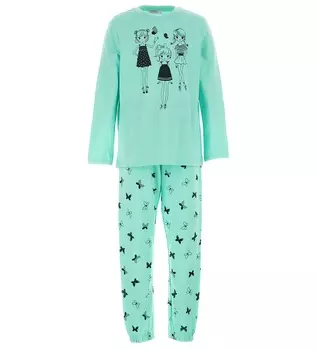 Пижама с длинным рукавом для девочки