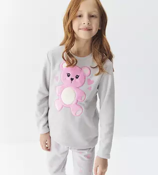 Пижама с длинным рукавом для девочки