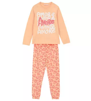 Пижама с длинным рукавом для девочки