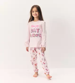 Пижама с длинным рукавом для девочки