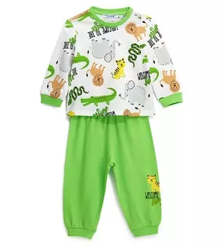 Пижама с длинным рукавом для маленького мальчика