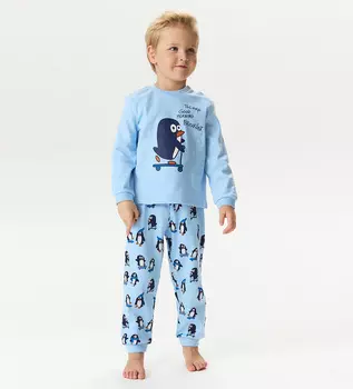 Пижама с длинным рукавом для маленького мальчика