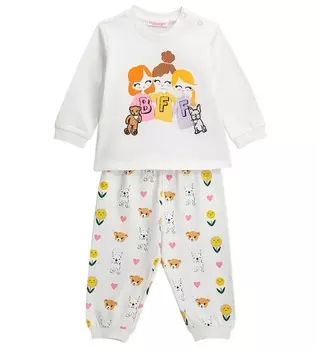 Пижама с длинным рукавом для маленькой девочки