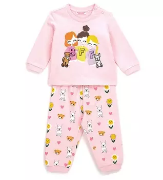 Пижама с длинным рукавом для маленькой девочки