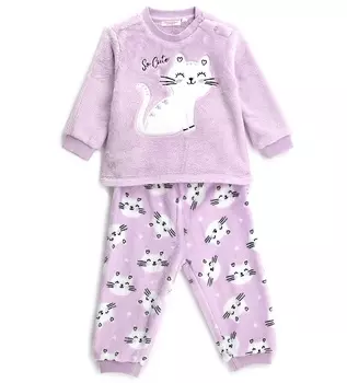 Пижама с длинным рукавом для маленькой девочки