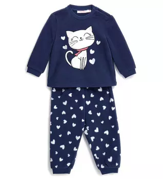 Пижама с длинным рукавом для маленькой девочки