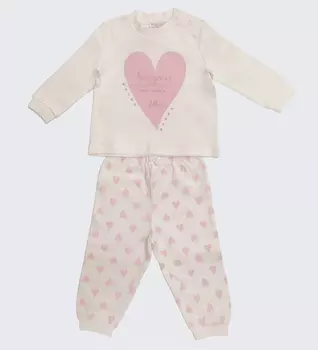 Пижама с длинным рукавом для маленькой девочки