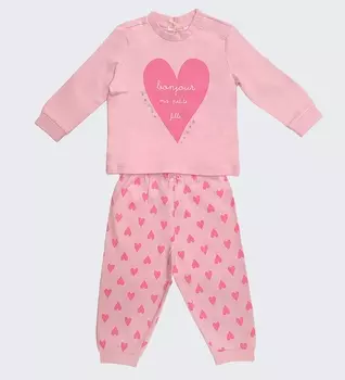 Пижама с длинным рукавом для маленькой девочки