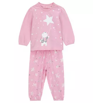 Пижама с длинным рукавом для маленькой девочки