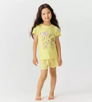 Пижама с коротким рукавом для девочки