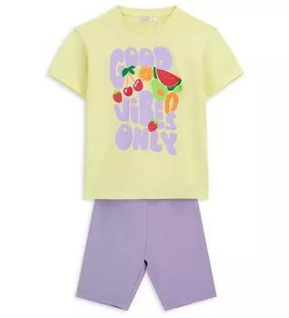 Пижама с коротким рукавом для девочки