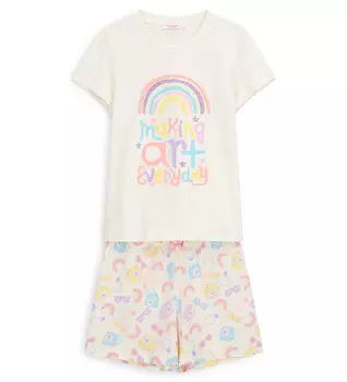 Пижама с коротким рукавом для девочки