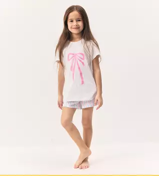Пижама с коротким рукавом для девочки