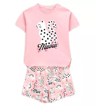 Пижама с коротким рукавом для девочки