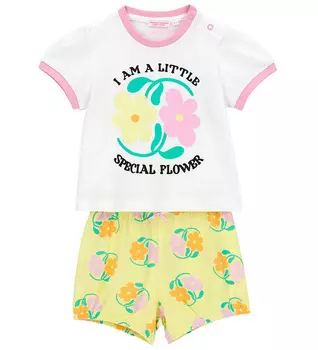 Пижама с коротким рукавом для маленькой девочки