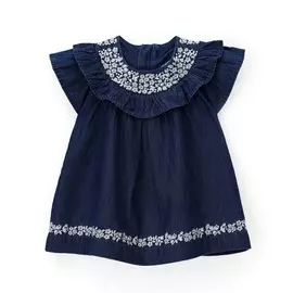 Платье джинсовое для маленькой девочки Original Marines (9-12 месяцев (Рост 74-80))