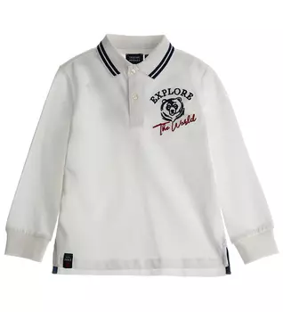 Поло с длинным рукавом для мальчика