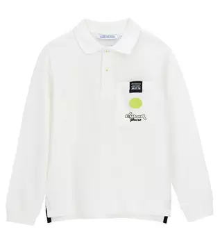 Поло с длинным рукавом для мальчика
