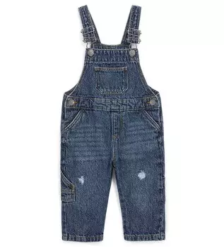 Полукомбинезон джинсовый для маленького мальчика