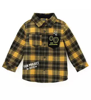 Рубашка с длинным рукавом для маленького мальчика