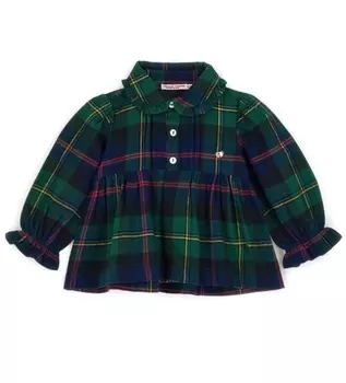 Рубашка с длинным рукавом для маленькой девочки