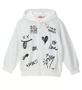 Толстовка на молнии для девочки
