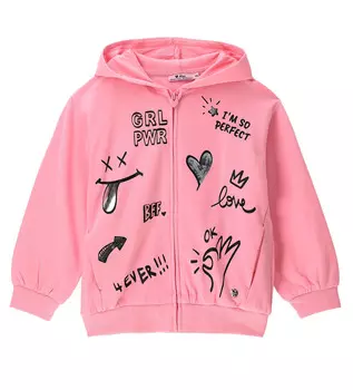 Толстовка на молнии для девочки