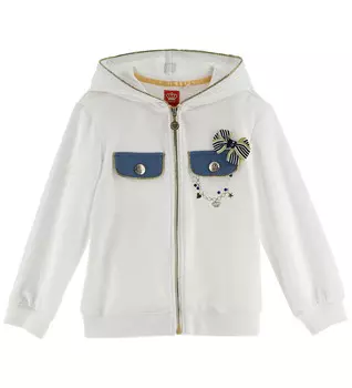 Толстовка на молнии для девочки Original Marines (7-8 лет (Рост 122-128))