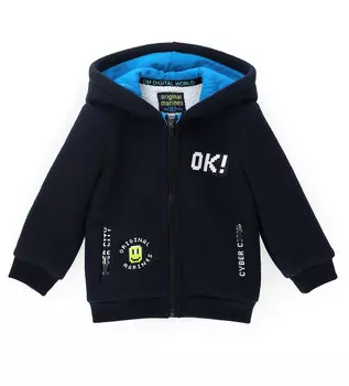Толстовка на молнии для маленького мальчика