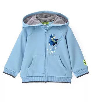 Толстовка на молнии для маленького мальчика