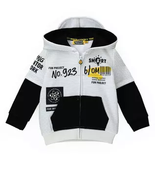 Толстовка на молнии для маленького мальчика