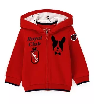 Толстовка на молнии для маленького мальчика