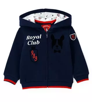 Толстовка на молнии для маленького мальчика