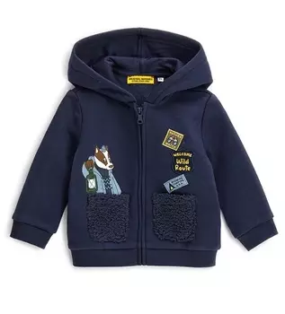 Толстовка на молнии для маленького мальчика