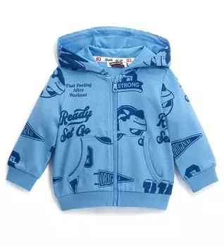Толстовка на молнии для маленького мальчика