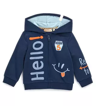 Толстовка на молнии для маленького мальчика