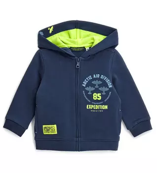 Толстовка на молнии для маленького мальчика