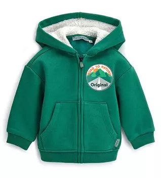 Толстовка на молнии для маленького мальчика