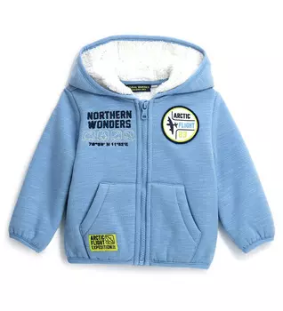 Толстовка на молнии для маленького мальчика