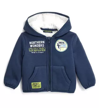 Толстовка на молнии для маленького мальчика