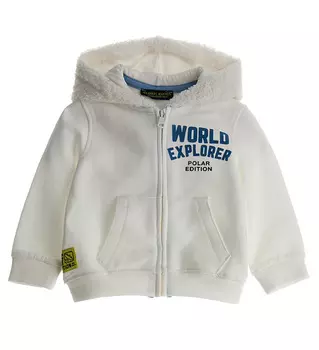 Толстовка на молнии для маленького мальчика